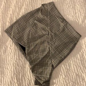 H&M plaid ruffle mini skirt